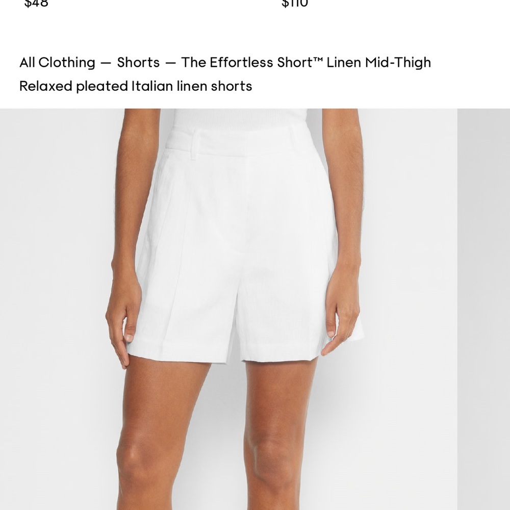 Aritzia White Linen and birch Mid-Thigh Shorts
Worn once
85 each or both for 150